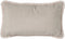 Dutch Decor ZAYA - Sierkussen 30x50 cm - bontlook - effen kleur - Pumice Stone - beige - Inclusief binnenkussen