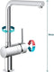 GROHE Minta - Keukenkraan - L-uitloop draaibaar 0° 150° 360° - Chroom