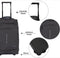 Like it a Lot Handbagage Koffer / Reiskoffer / Trolley - 50 cm - 30 Liter - Imitatieleer - On Board - Zwart