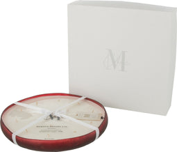 J-Line geurkaars M-Chic - glas - rood - XL - 35U