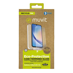 Muvit for Change Samsung Galaxy A56/A36 5G - Telefoonhoes - Inclusief schermbeschermer