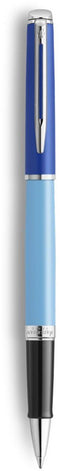 Waterman Hémisphère rollerballpen | metaal-blauwe lak met palladium-gecoat detail | met Geschenkdoos