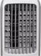 GoodVibes SM-168DL - Mobiele Aircooler - 3-in-1 Koelen Ventileren Bevochtigen - Grijs/Wit