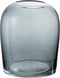 J-Line vaas Ei - glas - grijs - small - 18.50 cm hoog