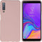 iMoshion Hoesje Geschikt voor Samsung Galaxy A7 (2018) Hoesje Siliconen - iMoshion Color Backcover - lichtroze