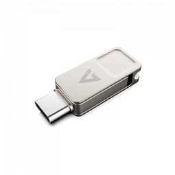 V7 USB-C/Type A - Dual-Purpose Flash Drive - 64GB USB 3.2 - Zilver