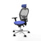 Jorquera Piqueras y Crespo 3D086N2 - Bureaustoel met hoofdsteun - Verstelbare hoogte - Licht Blauw