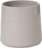 J-Line bloempot Rond - keramiek - grijs - medium - Ø 23 cm