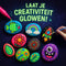 Vaive - Stenen Schilderen Knutselset - Glow in the Dark Happy Stones - 61-delig