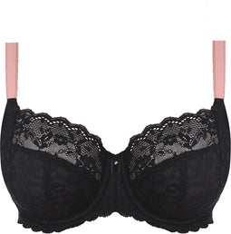 Freya Offbeat - UW Side Support Bra - 4-delige cup - Zwart - Maat 70E