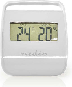 Nedis Digitale thermometer - Binnen - Binnentemperatuur - Luchtvochtigheid binnenshuis - Wit