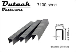 Dutack Fasteners Nieten 7100-12mm Cnk