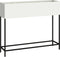 vidaXL - Verhoogde - Tuinbed - 100x26x82 - cm - Wit - Staal