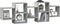vidaXL - Wandschap - 129x18x42 - cm - bewerkt - hout - betongrijs