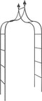 vidaXL-Tuinbogen-2-st-120x38x260-cm-staal-zwart