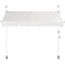 Coast Uitbreidbare luifel - Zonnescherm met handmatige crankhoogte - Verstelbaar 250 x 120 cm - Beige