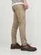 JACK&JONES JPSTMARCO JJBOWIE SA - Chinobroek - Slim fit met stretch - Beige - Maat W30 X L34