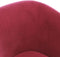 Kuipstoel fluweel wijnrood
