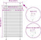 vidaXL - Plissé - rolgordijn - 70x150 - cm - stofbreedte - 69,4 - cm - polyester - roze