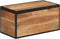vidaXL - Opbergbox - 60x30x30 - cm - massief - acaciahout - en - ijzer