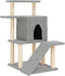vidaXL - Kattenmeubel - met - sisal - krabpalen - 97 - cm - crèmekleurig