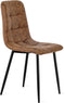 Refurna - Eetkamerstoel Yerevan - Cognac Set van 2