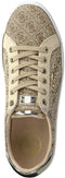 Guess Beckie - Lage sneakers - Geweven katoen - Beige