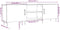 vidaXL - Tv-meubel - 150x30x50 - cm - bewerkt - hout - wit