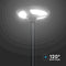 V-TAC VT-45W - Solar Sensor Tuinlamp - IP65 Waterdicht - 7.5W - 1000 Lumen - 4000K - Zwart
