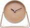 Tafel Wekker 14x13x7cm-Stil-Roze-Metaal-NeXtime Berlin Table