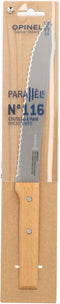 Opinel Parallèle N°116 broodmes - 21cm - RVS/beukenhout - op kaart
