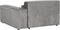 HELLNAR - Chaise longue - Grijs - Linkszijdig - Polyester