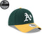 New Era The League Baseball Athletics Cap - Sportcap - Pet - Groen/Geel - One size