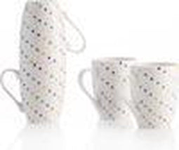Mokkenset Benetton Addige Porselein Bone China 360 ml (4 uds)