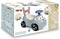 Smoby - Little Smoby auto Ride-On - Loopauto met opbergruimte - Groen Blauw Wit