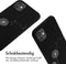 iMoshion Hoesje Geschikt voor iPhone 11 Hoesje Met Koord - iMoshion Siliconen design hoesje met koord - Zwart / Dandelion Black