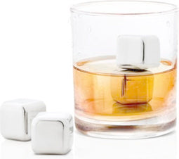 Blomus Lounge Stalen ijsklontjes set 4 stuks