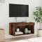 vidaXL - Tv-meubel - met - LED-verlichting - 60x30x30 - cm - gerookt - eikenkleurig