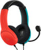 PDP AIRLITE - Bedrade headset - Ruisonderdrukkende microfoon - Rood/Zwart/Blauw