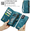 Caseme Geschikt voor iPhone 16 hoesje - Vintage 2 in 1 portemonnee - Blauw