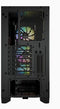Corsair iCUE 4000X RGB - Mid-Tower ATX Behuizing - Gehard glas - Zwart