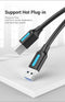 Vention USB 3.0 A Male naar USB B Male kabel - 3 Meter