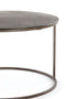 Light&living Salontafel S/2 Ø61x37+Ø76x41 cm TALCA donker bruin
