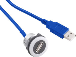 USB-inbouwbus 3.0 USB-12-BK 1313911 TRU COMPONENTS 1 stuk(s) Zwart