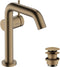 Hansgrohe Tecturis S 150 - Ééngreeps wastafelkraan - CoolStart met afvoerplug - Brushed Bronze