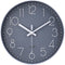 Tyme Wandklok - 40 cm - Modern - Stil Uurwerk - Grijs Wit