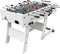 Cougar Scorpion Kick Voetbaltafel Opklapbaar in wit- Tafelvoetbal tafel incl. 2 ballen en scoreteller - Indoor voetbal tafel van 126x61x80cm
