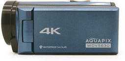 Aquapix WDV5630 - Waterdichte Camcorder - 4K Video 56 MP Foto's - Grijsblauw