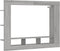 vidaXL - Tv-meubel - 152x22x113 - cm - bewerkt - hout - grijs - sonoma - eikenkleurig