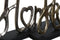 Decoratieve figuren DKD Home Decor Zwart Gouden Zilverkleurig Stads 46 x 8 x 29 cm (2 Stuks)
